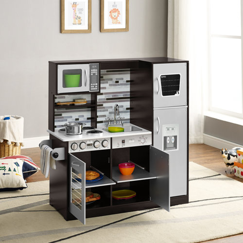 Naomi Home Play Kitchen Set for Kids Kitchen Playset Toy Kitchen Set Wooden Kids Play Kitchen